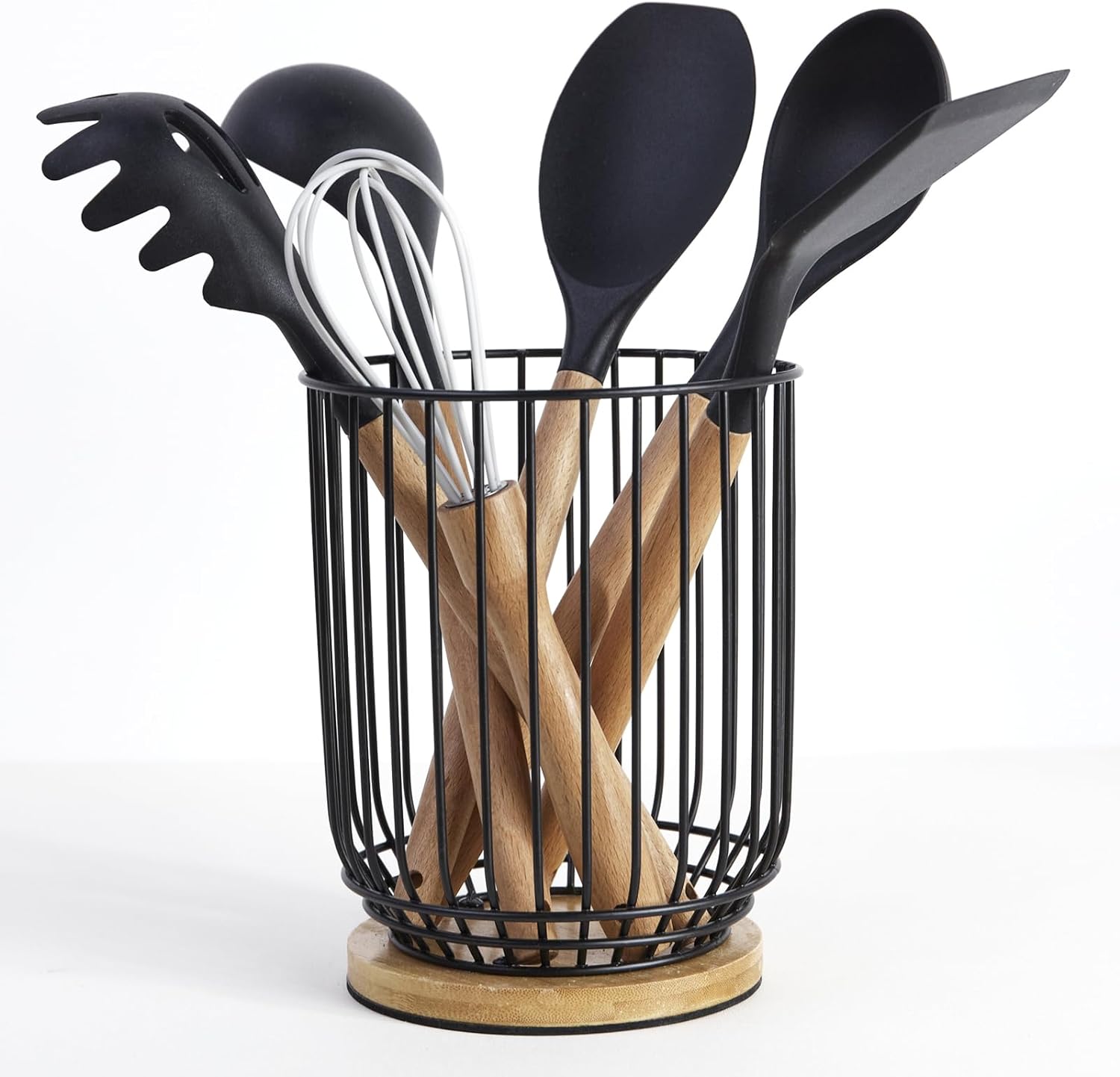 Utensil holder for Kitchen Counter, Cooking Utensil Holder, Utensil Organizer -5.2 Utensil holder for Kitchen Counter, Cooking Utensil Holder, Utensil Organizer -5.2
